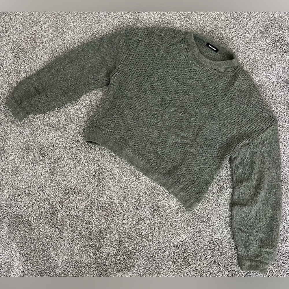Naadam cashmere knit sweater green size S